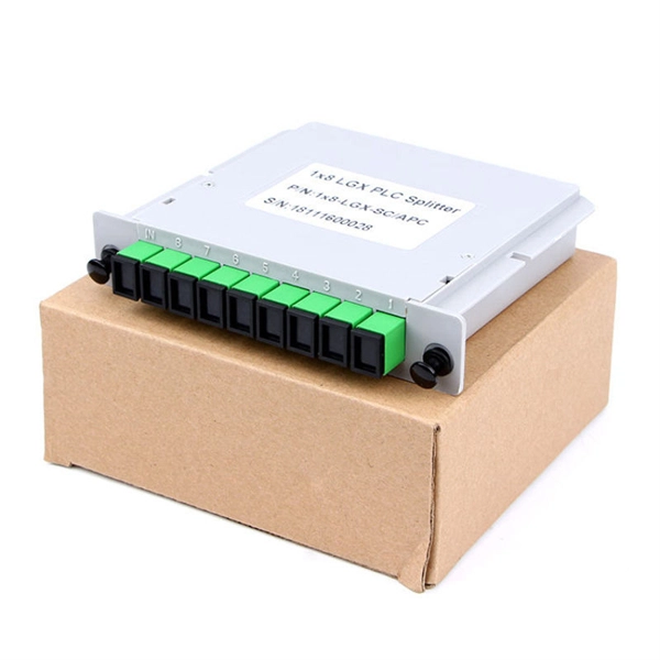 How to connect a 4-core multimode optical cable to a fiber optic transceiver